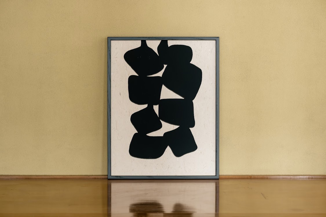 シルクスクリーンポスター「実り」フレーム付き（産直）