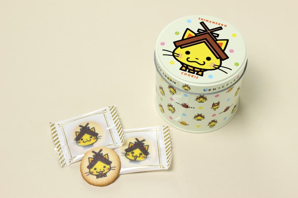 しまねっこクッキー12枚缶入