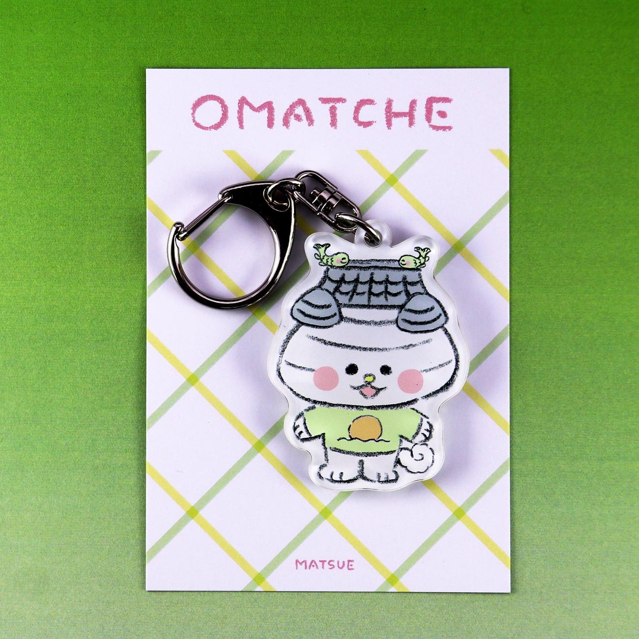 おまっちぇ アクリルキーホルダー