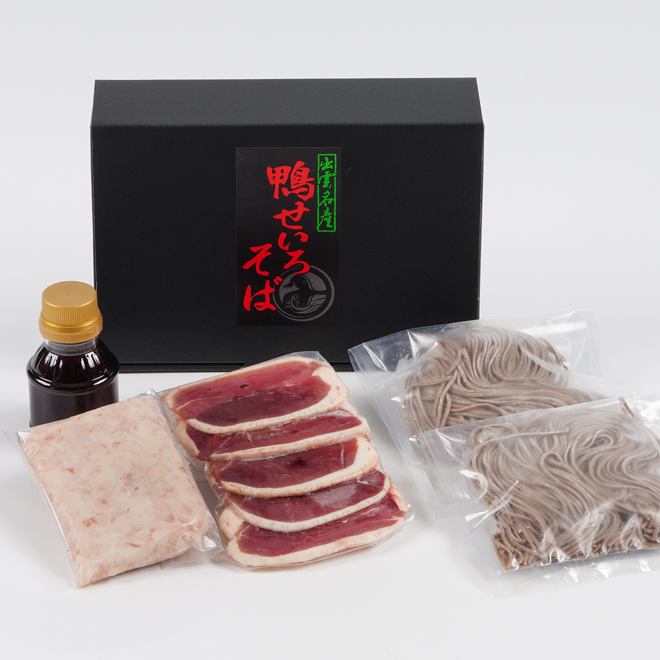 (A114)本鴨せいろそばセット(2人前)