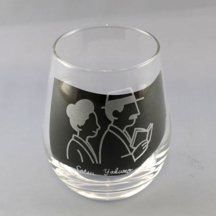 八雲とセツのグラス