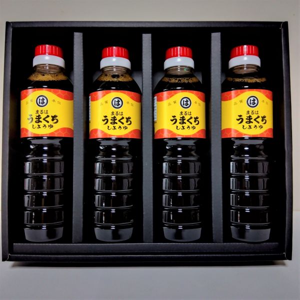 原醤油うまくち(500?)4本セット(産直)