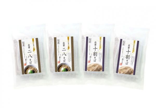 (A130)出雲十割そば・二八そば(雲龍袋)8食セット