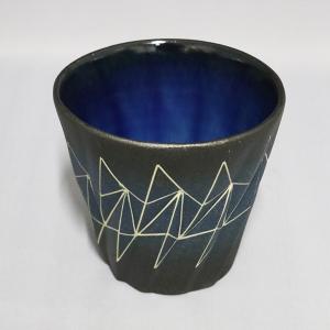 縹繧(ひょううん)幾何文マグ