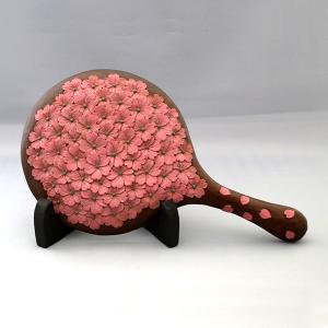 桜手鏡(皿立付)