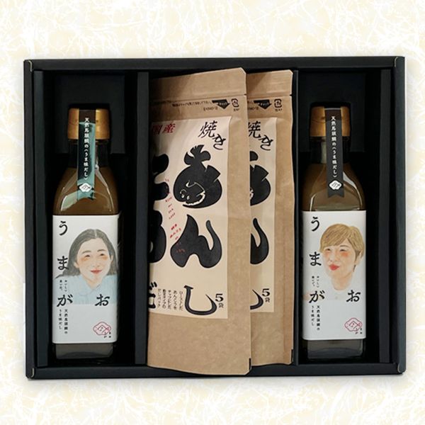 うまがお　天然馬頭鯛のうま味だし　焼あんこうだし　ギフトセット(産直)