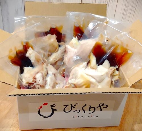 びっくりや伝統の逸品"昔ながらの酢鳥"4本セット(産直)