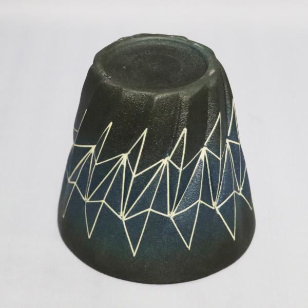 縹繧(ひょううん)幾何文マグ