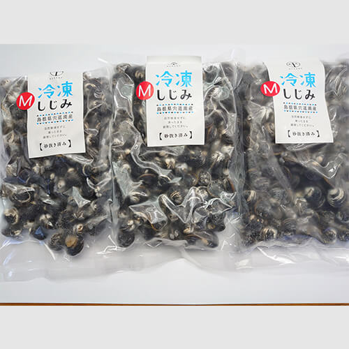 宍道湖産冷凍大和シジミM500g×3(産直)