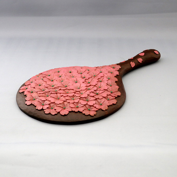 桜手鏡(皿立付)