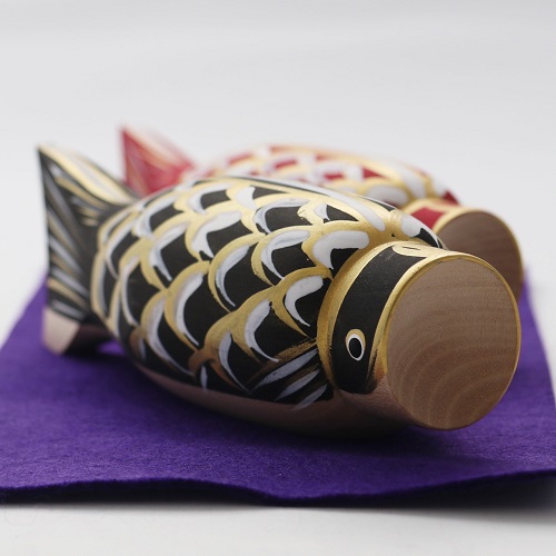 木地人形　こいのぼり