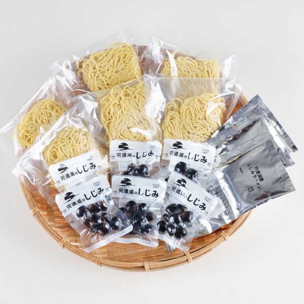 (A112)しじみラーメン貝付き6食セット