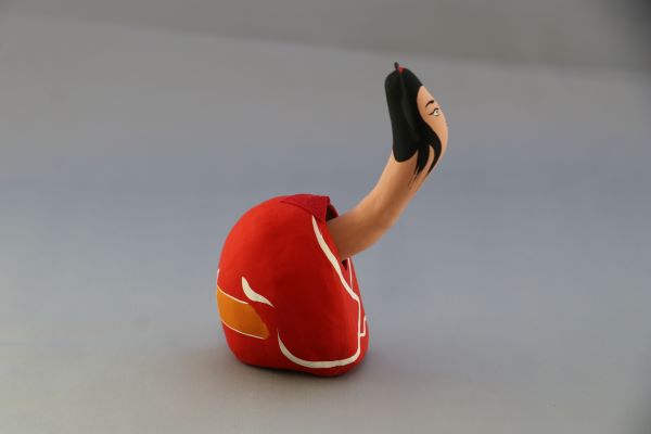 怪談張り子　ろくろ首