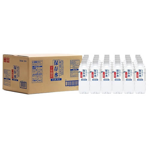純天然アルカリ保存水(7年)500ml×24本入り(産直)
