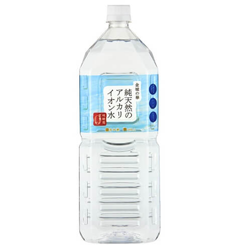 純天然のアルカリイオン水　金城の華　2L×8本入り(産直)