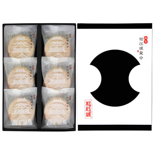 松江城最中　6個入