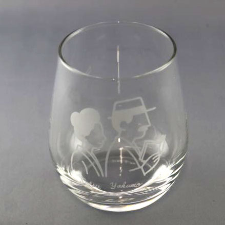 八雲とセツのグラス