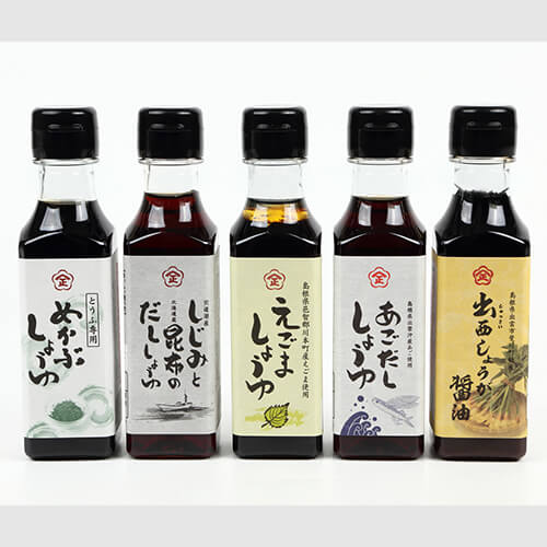 島根県内の産品から生まれた醤油セット(産直)