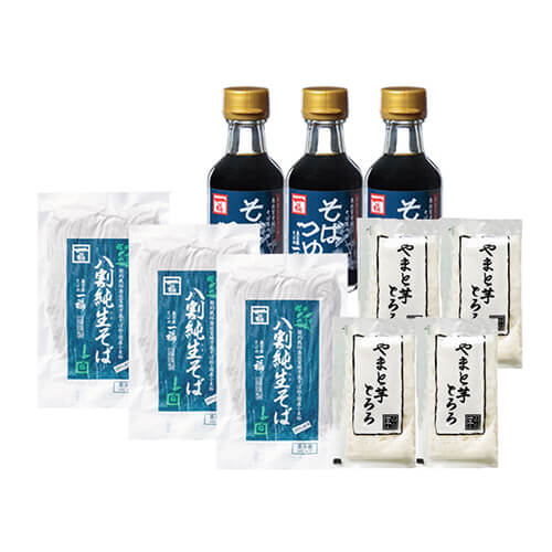 八割純生そば大和芋とろろ詰合せ