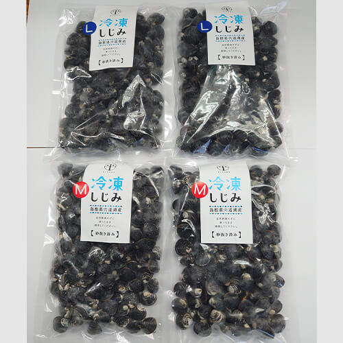宍道湖産冷凍シジミL500g×2　M500g×2(産直)