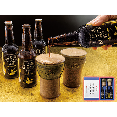 (SA-18)しじみビール、しじみビアカップセット