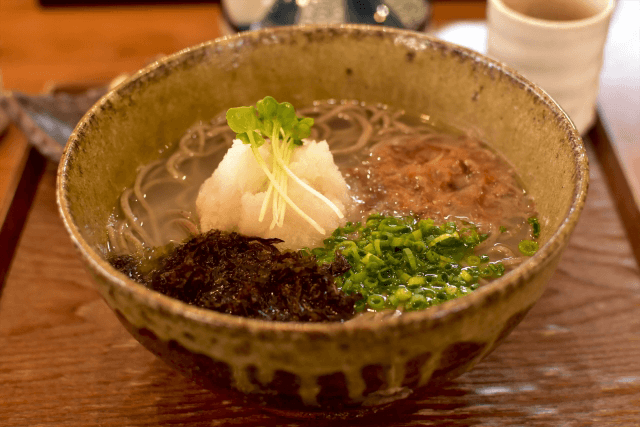 出雲そばの釜揚げ